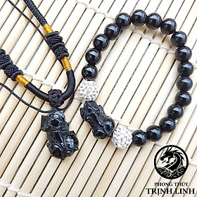 VÒNG TỲ HƯU ĐEN HUYỀN THẠCH