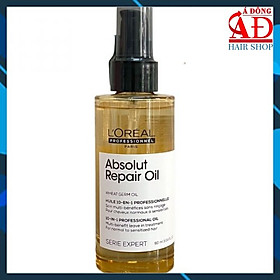 Tinh dầu chăm sóc tóc Loreal Serie Expert Absolut Repair Double Serum for sealing split ends for very damaged hair 50ML