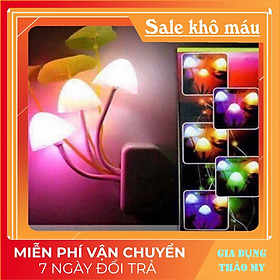 Mua Đèn ngủ hình nấm cảm biến ánh sáng tự động tắt mở