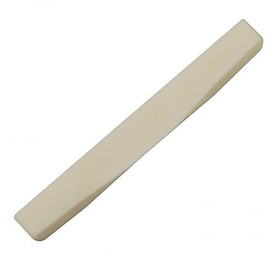 75mm Beige Buffalo Bone Bridge Saddle Replacement Part for Acoustic Guitar