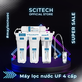 Mua Máy lọc nước UF 4 cấp lọc by Scitech (Không dùng điện  không nước thải) - Hàng chính hãng