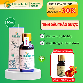 Mua Tinh dầu xông thảo dược Hoa Nén - Xông tinh dầu giải cảm  tốt cho sức khỏe 10ml - 30ml