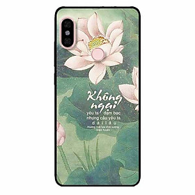 Ốp lưng in cho Xiaomi Mi 8 Mẫu Không Ngại Yêu