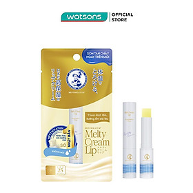 Son Dưỡng Môi Mentholatum Melty Cream Lip Fragrance Free SPF25 PA++++ 2.4g