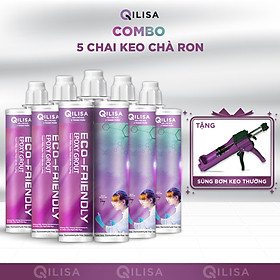 Mua Keo Chà Ron Qilisa  Combo 5 Chai Keo Epoxy 2 Thành Phần 400ml ( Chống Thấm - Bám Bụi)