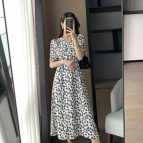 Chân Váy Liền Chữ A Dáng Dài Qua Gối Phù Hợp Với Nàng Công Sở