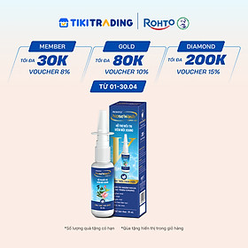 Xịt mũi viêm xoang thảo dược Rohto Nosewash 35ml