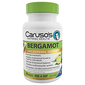 Carusos Natural Health One a Day Bergamot 50 Tablets