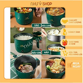 Nồi hấp 2 tầng đa năng, xào, nấu canh, nấu cơm, hấp, chiên, lẩu ( Đồ gia dụng Như Ý )