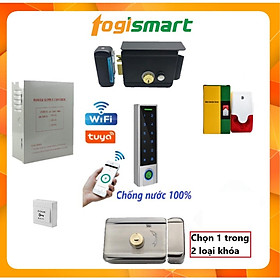 Mua Bộ khóa cổng vân tay Wifi  quản lý thêm/xóa user qua App  báo động quên đóng cửa  Access Control
