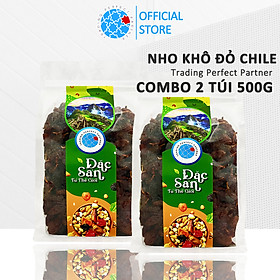 Combo 2 túi Nho Đỏ Chile Trading Perfect PartnerNho khô hoàn toàn tự nhiên