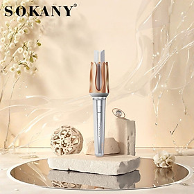 Máy uốn tốc tự động ion âm SOKANY SK-15065, xoay 360 độ 2 chiều,phủ gốm ion âm bảo vệ tóc bóng mượt, làm nóng nhanh 40s - HÀNG CHÍNH HÃNG