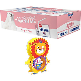 Thùng Sữa Nước Nestlé Dâu Trắng 180ml - Tặng 1 Lồng Đèn