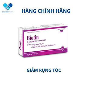 BIOTIN ROSTEX Hộp 20v - Rostex- Tủ Thuốc Bảo Châu