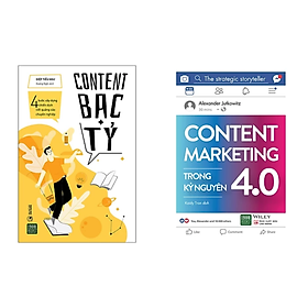 Combo 2 cuốn: Content Bạc Tỷ + Content Marketing Trong Kỷ Nguyên 4.0