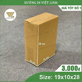 Mua COMBO 50 Hộp 28x19x10 - Thùng Carton Đóng Hàng