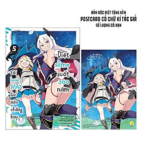 [Manga] Diệt Slime Suốt 300 Năm, Tôi Levelmax Lúc Nào Chẳng Hay – Tập 5 – Bản Đặc Biệt – Tặng Kèm Postcard Có Chữ Kí Tác Giả (9×13 cm)