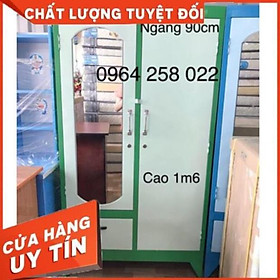 Tủ sắt ngang 0.9m cao 1m6 sài gòn