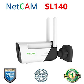 Mua Camera WiFi Năng Lượng Mặt Trời NetCAM SL140  Góc Quan Sát 160º  Độ phân giải 3.0MP - Hàng Chính Hãng
