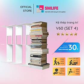 Kệ sách treo tường V60 (set 4)