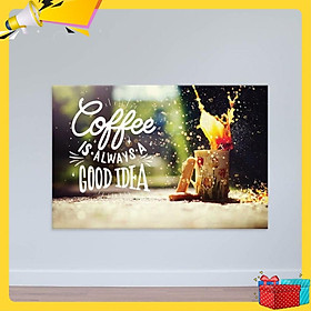 Tranh treo tường về cà phê “Khơi nguồn cảm hứng” W2076