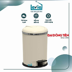 Mua Thùng rác  sọt rác nhựa Đại Đồng Tiến đạp chân nắp tròn hiện đại có tay cầm đựng rác khách sạn  văn phòng  trong nhà