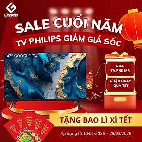 Google TV Philips 43 inch FullHD LED 43PFT6509 - Hàng Chính Hãng 