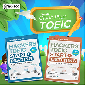 Hình ảnh sách Trạm Đọc Official | Combo Sách Hacker TOEIC : Hackers TOEIC Start Listening + Hackers TOEIC Start Reading