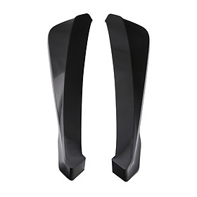 Rear Bumper Lip Splitter Universal Car Side Fender Fins Body Lip Spoiler Chin Skirt Protector, (Carbon Fiber Color)