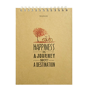 Notebook - Happiness Is A Journey Not A Destination (Gáy Lò Xo)