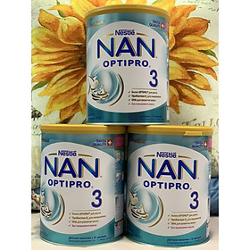 Combo 3 hộp Sữa Bột Nestlé NAN Nga Optipro 3 (800g) - 12 đến 18 tháng