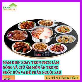 Mua MÂM ĐIỆN XOAY TRÒN 60CM LÀM NÓNG VÀ GIỮ ẤM MÓN ĂN TRONG SUỐT BỮA VÀ ĐỂ PHẦN NGƯỜI SAU  BAHAMAR  Đáp ứng được việc giữ ấm  ủ ấm  hâm lại thức ăn hoặc rã đông thực phẩm đóng đá mà không ảnh hưởng đến chất lượng