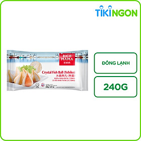 Cá viên nhân trứng cá Rich Mama Tobiko Đông Lạnh 240g