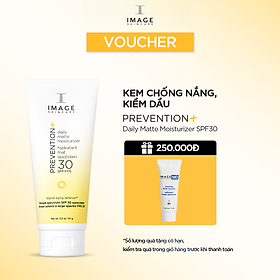 Kem chống nắng và kiềm dầu dành cho da dầu IMAGE SKINCARE PREVENTION+ Daily Matte Moisturizer SPF 30 91g