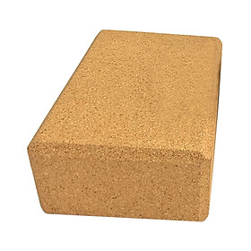 Yoga Block Cork Wood Yoga Brick Soft High Density Yoga Block to Support Poses