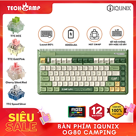 Mua Bàn phím IQUNIX OG80 Camping | RGB - Hàng chính hãng