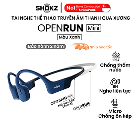 Tai Nghe Bluetooth Thể Thao Dẫn Truyền Âm Thanh Qua Xương SHOKZ OPEN RUN MINI S803 - Hàng Chính Hãng