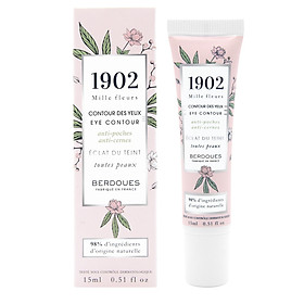 Kem dưỡng giúp giảm quầng thâm, nếp nhăn, chống lão hóa toàn diện vùng da quanh mắt Berdoues 1902Mille Fleurs Eye Contour Cream 15ml