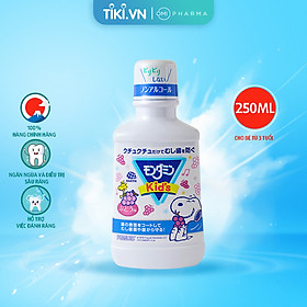 Nước Súc Miệng Cho Trẻ Em Từ 3 Tuổi Mondahmin Kid Nhật Bản Hương Nho 250ml