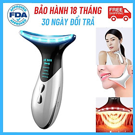 Hình ảnh Review Máy nâng cơ mặt, Giảm nhăn, Tăng sinh collagen, Công nghệ Nhật Bản 2021 Cổ thiên nga