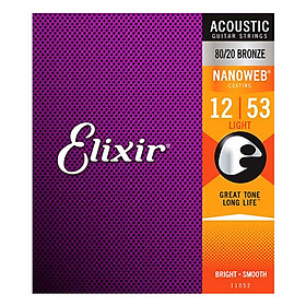 Mua Bộ Dây Đàn Guitar Acoustic Elixir 11052