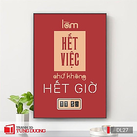 Mua Tranh treo tường động lực văn phòng câu nói slogan truyền cảm hứng  tranh canvas trang trí DL06
