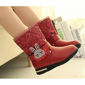 Giày boot ống cổ cao thỏ con SC004