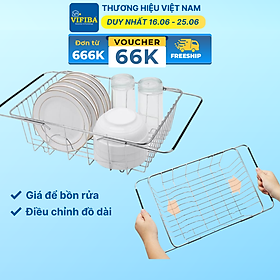 Mua Giá Rổ Inox Rửa Rau Củ Đa Năng Nhà Bếp  Rổ Úp Chén Bát Thu Gọn Tiện Lợi