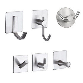 Móc Dán Tường Inox 304 Cao Cấp MIFAN - Keo 3M Siêu Dính - Treo Quần Áo, Khăn, Dụng Cụ Bếp, Đồ Nhà Tắm