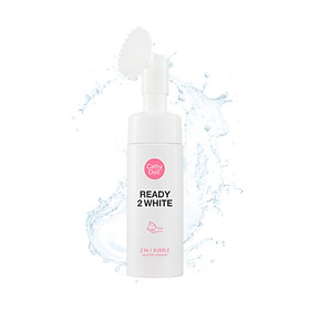 Sữa Rửa Mặt Trắng Da Cathy Doll Ready 2 White 2in1 Bubble Mousse Cleanser 120ml