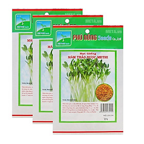 Mua Hạt giống mầm thảo dược Methi 3 gói 20gram
