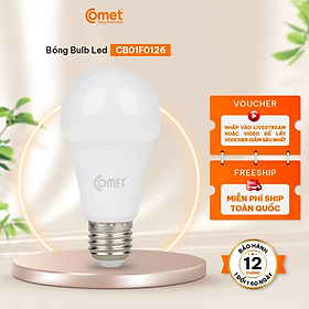 Bóng đèn Led Bulb Comet CB01F0156 công suất 15W ánh sáng trắng