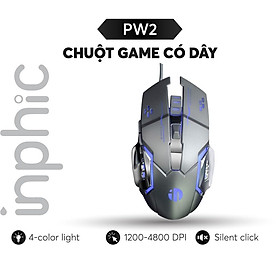 Mua Chuột Máy Tính Có Dây USB Inphic PW2 - Đèn Nền RGB Tiện Dụng  4800 DPI cho game thủ chuyên nghiệp
