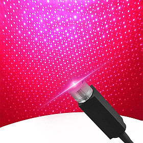 Star Projector Night Light Portable USB Car Interior Lights Decoration Lamp for Ceiling Bedroom Party and More